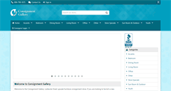 Desktop Screenshot of consignmentgallery.net
